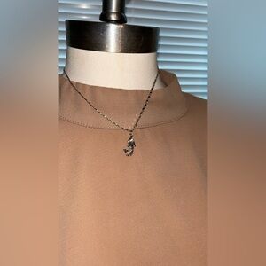 Taramanda Silver Tone Mermaid Charm Pendant Necklace Fashion Jewelry